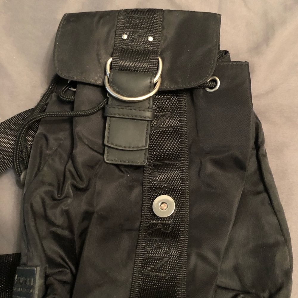 Small nylon backpack